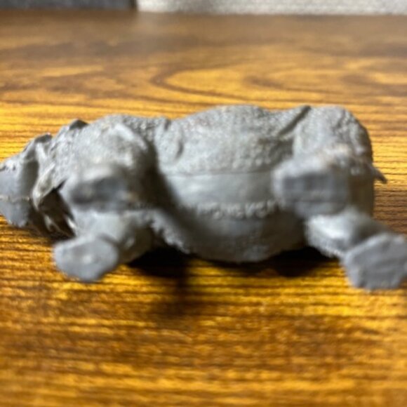 Vintage 1960's Zoo Animals Hippo & Rhino Figurine Toys Made‎ in Hong Kong 1.25" - Picture 6 of 6